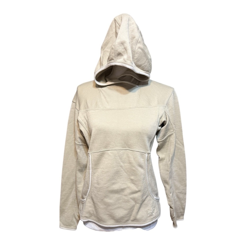 Arcteryx Arc Teryx Women's Vintage Retro 100% Wool Thermo Mountain Hoodie S READ